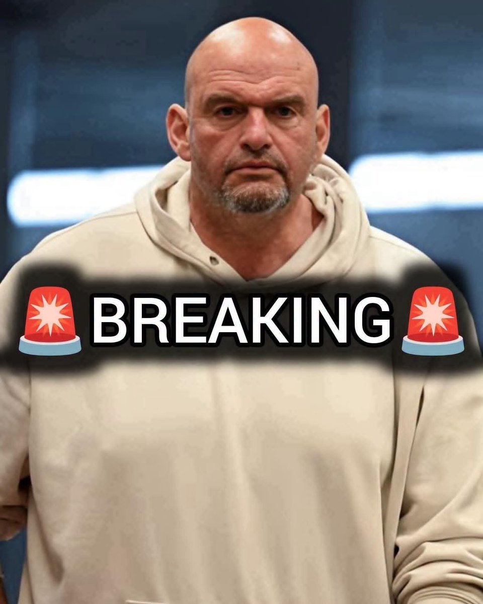 Evelyn001d's tweet photo. 🚨BREAKING: Democrat Sen. John Fetterman has joined Republicans to ban China from owning American farmland. https://t.co/oPi6B8qgPo