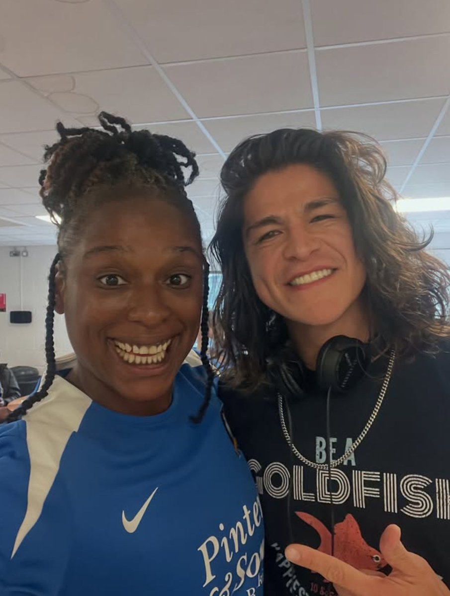 tedlassonews's tweet photo. Lady Greyhounds and Cristo Fernandez Behind The Scenes of Ted Lasso Season 4 (via sapphire_mcintosh, olgaocran &amp; amiebutler06) https://t.co/SGhvoGj2OQ