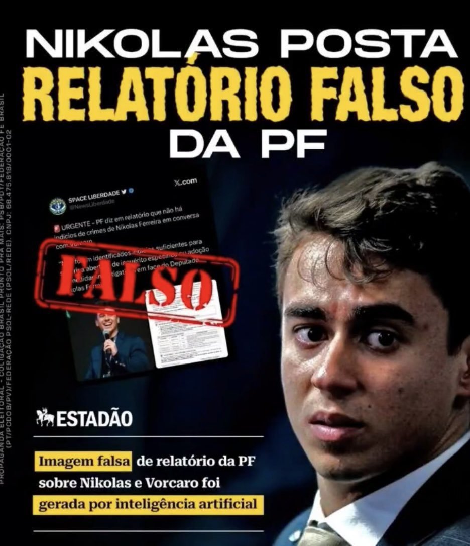 Aivaleiff's tweet photo. O Nikolas tá envolvido até o talo nesse caso BOLSOMASTER. 

NIKOLAS INELEGÍVEL JÁ . https://t.co/UBsjheUmUy