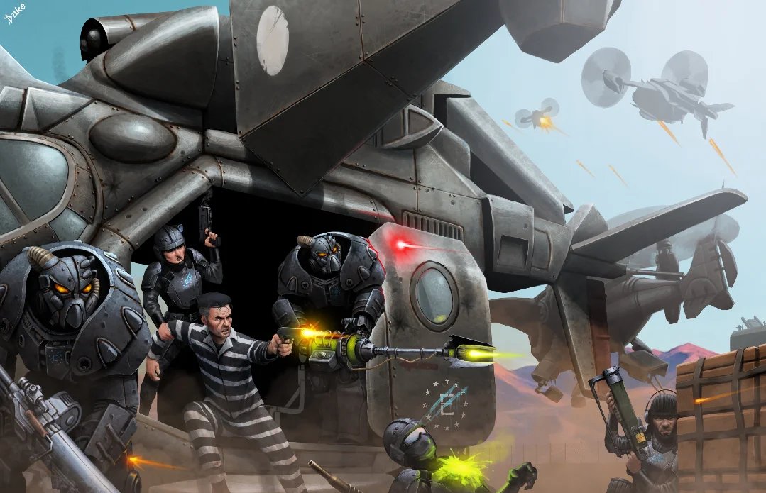 Nobbie_OCs's tweet photo. "Escape from Sierra"

Fallout art by Duke Horner -- https://t.co/pSlx9yKpZz https://t.co/ZACk9dfiIy