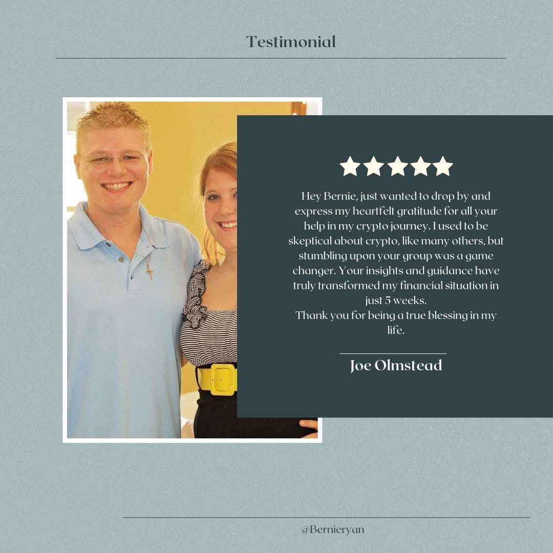 TheBernardRyan's tweet photo. Congrats, mate! 🎉 Thanks for your kind words. This is the things I love to see 🔥 Joe Olmstead 🚀 https://t.co/5CPXgEDUYF