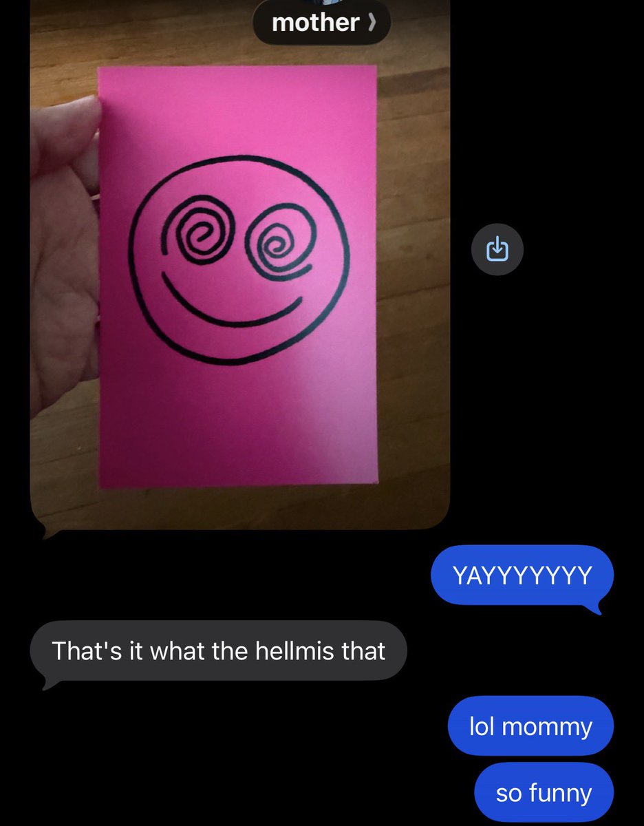 honeytilda's tweet photo. i got the snail mail!!!! my mom almost threw it out LMAOOOO whatever’s going on i love u @HSHQ 🐌🐌🐌🪩🪩🪩 https://t.co/XefIUmeBd0