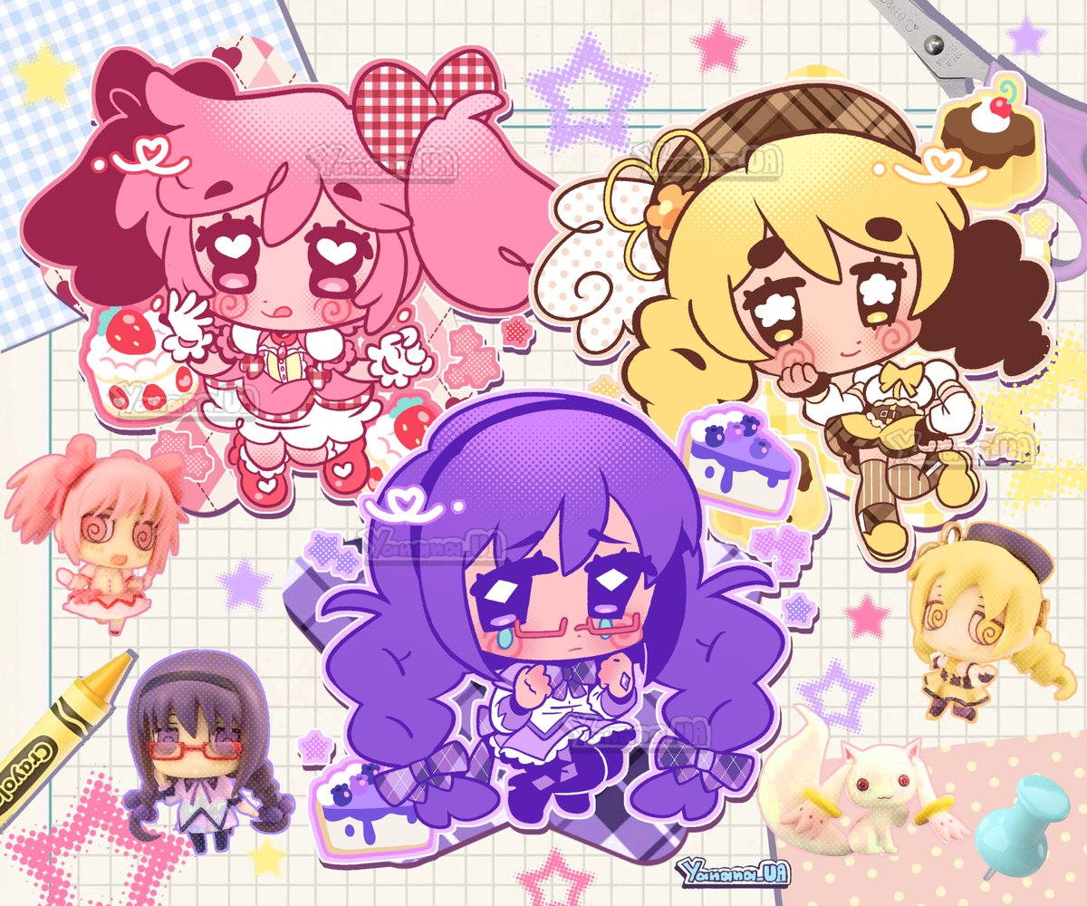 Yanana_UA's tweet photo. Some of the designs I currently have available as keychains/stickers ⭐️ https://t.co/XrF1OIKfBk