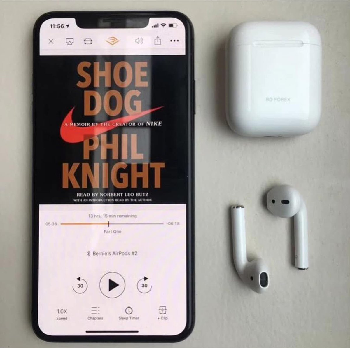TheBernardRyan's tweet photo. Trying to find time to read is difficult for most people and even more so when you are trading and keeping an eye on the markets. ⁣
⁣
In order to help me read more I have started listening to audio books during the day while I am trading and monitoring the charts, it’s actually very relaxing and I would recommend it 😂👌⁣
⁣
This one is a very good read and very interesting, what books do you recommend?