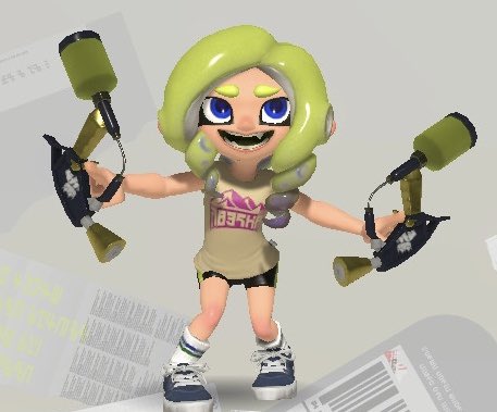Octo_MoonLight's tweet photo. Splatoon 3 game vs Sfm poster of my Splatoon oc Mabel #Splatoon3 #octolinggirl #splatoonoc #SplatoonSFM #Splatoon3vsSfmposter https://t.co/rrlaSYotEc