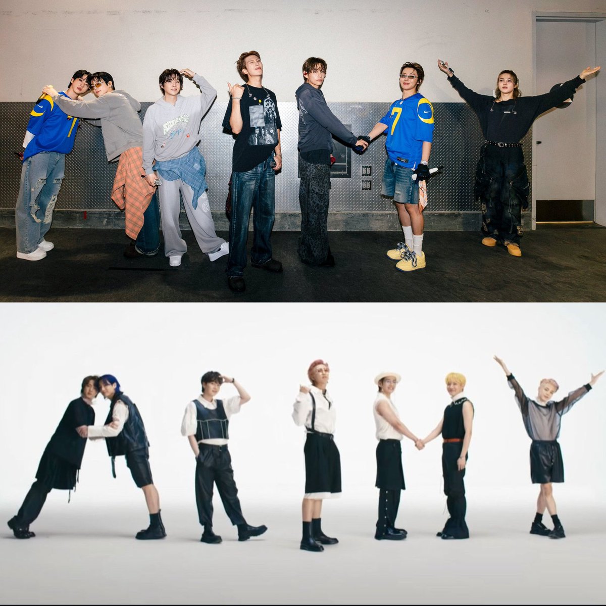 TheePopCore's tweet photo. Rapper j-hope reveals his new tattoo featuring the silhouettes of all seven members doing the iconic ‘ARMY’ pose from the ‘Butter’ MV.

— They recreated the iconic pose following their SOLD-OUT show at SoFi Stadium. https://t.co/qqlsKavYiU