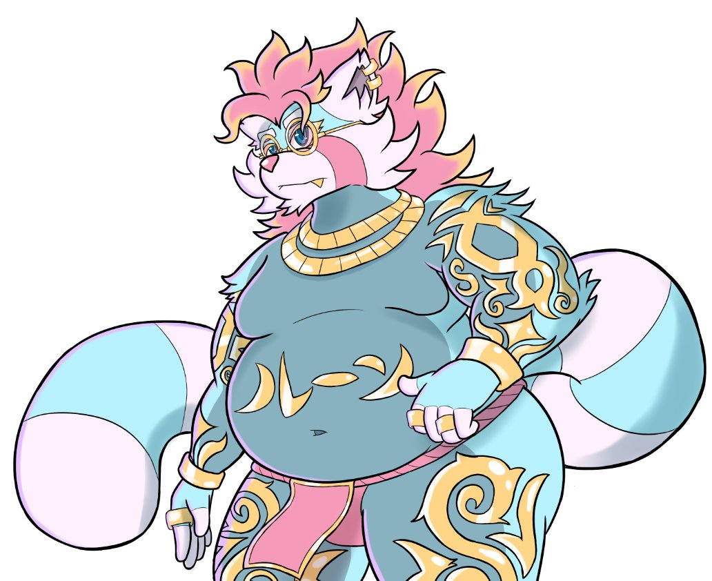 Fat_Blue_Panda's tweet photo. I'm attempting to learn how to shade properly. I can't wait to get better over time. https://t.co/8XN9MOHYU5