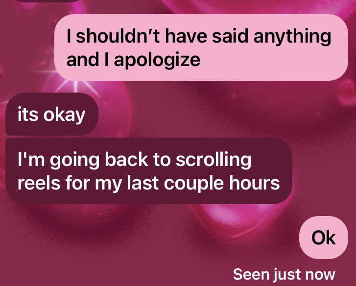 cigsnviolence's tweet photo. Yeah I guess I should’ve just kept it to my damn self about how my rls w u has made me feel but ok it’s fine no like it’s fine https://t.co/jEgLcpnSnz