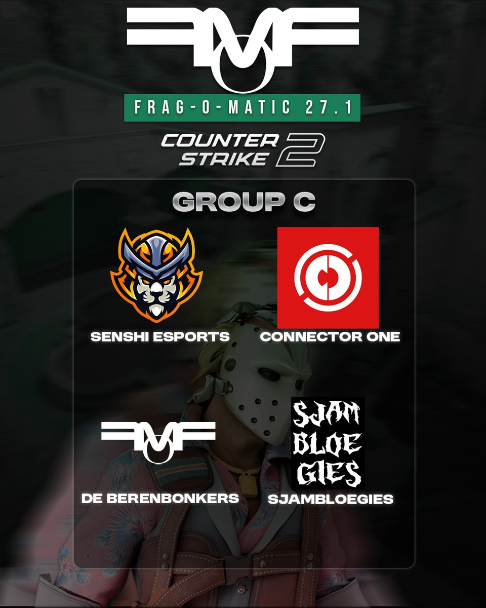 FoMLan's tweet photo. The Counter-Strike 2 group stage of Frag-O-matic 27.1 is LIVE!
You can find all the Groups attached to this post.
Good luck to all the teams and players! 🏆
May the best team win! 💪🔥
#LAN #lanparty #fom #fragomatic #Belgium #gaming #cs2 #esports #counterstrike2 https://t.co/vHmvKqu6ei