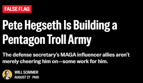 bishonentype's tweet photo. Mamdani isn't paying influencers, but you know who is? The Pentagon, according to multiple reports from the last week! Curious how this faux-controversy about Zohran gains traction right after the Pentagon News.

Take note of the use of "Army" in the NYT and NYP headlines. https://t.co/n1d4ZxKT2Z