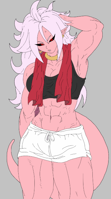 Sape_master's tweet photo. Okay have a teaser for Muscular Android 21 she is angy https://t.co/2v7xDoWN2P