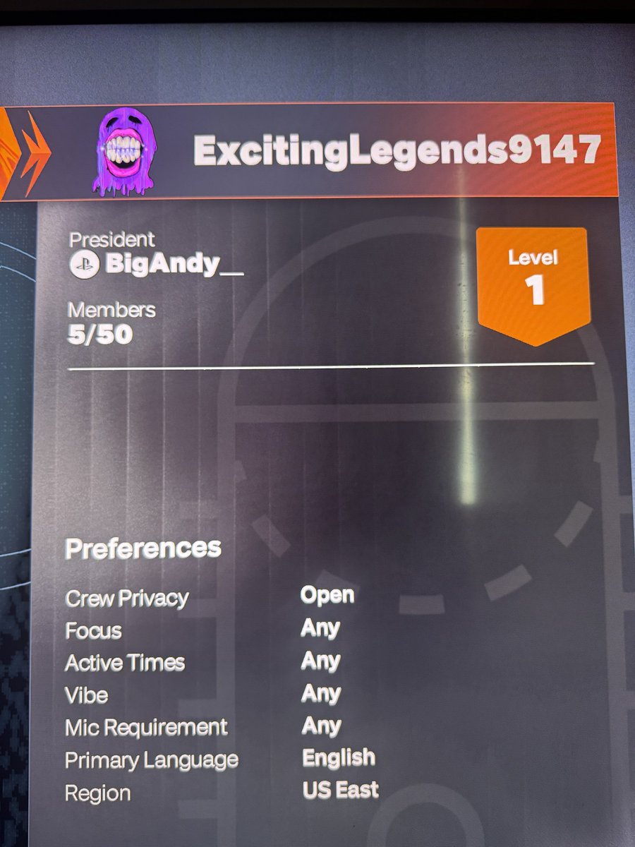 andy212054's tweet photo. @NBA2K Need people to join my crew, just started it up https://t.co/NlOFuxt3vM
