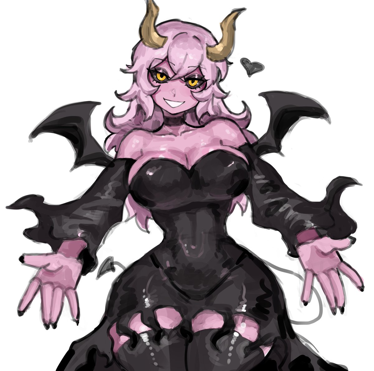 SaiykikArt's tweet photo. Demon Mina Ashido https://t.co/xGvBAX5JV1