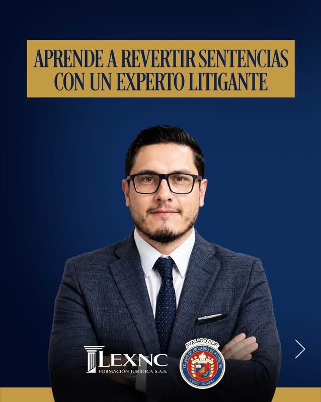 LEXNCFormacion's tweet photo. Para fundamentar recursos de casación y apelación necesitas aprender de quien litiga al más alto nivel técnico del país. 🏛️

⚖️ El Mgs. Ricardo Reyes Vasco comparte su método y experiencia en impugnaciones penales complejas. 

 📅 Fechas: 21 y 23 de septiembre de 2026 https://t.co/tA3lcCYD8C