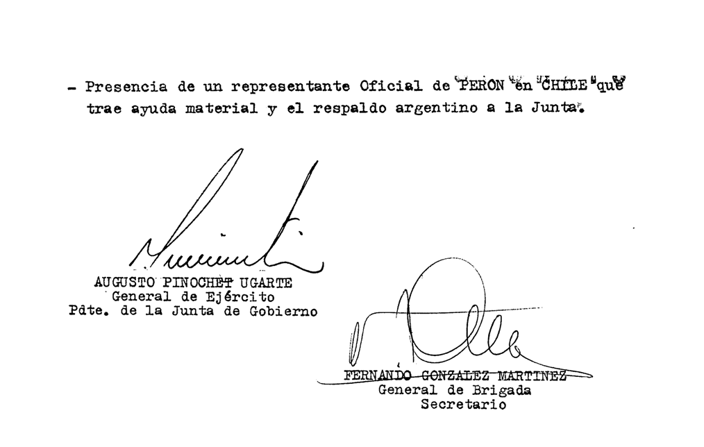 JuanbYofre's tweet photo. Para muchos kukas que son proclives al olvido o ignorantes les cuento: El 24 de septiembre de 1973, Perón como presidente electo mando un enviado a Chile para darle a la Junta Militar el “respaldo argentino y ayuda material”. https://t.co/9q0neTwkCk