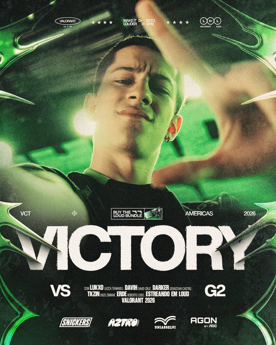 LOUDgg's tweet photo. A LOUD É O BRASIL.
E O BRASIL É A LOUD. 🇧🇷💚

Com ímpeto, a tua LOUD Valorant elimina a G2 com um 2-0 e fica a um jogo da Grande Final do #VCTAmericas!

NÓS ESTAMOS EM CASA. E VIEMOS BUSCAR.

#goLOUD https://t.co/HVswJZqZSS