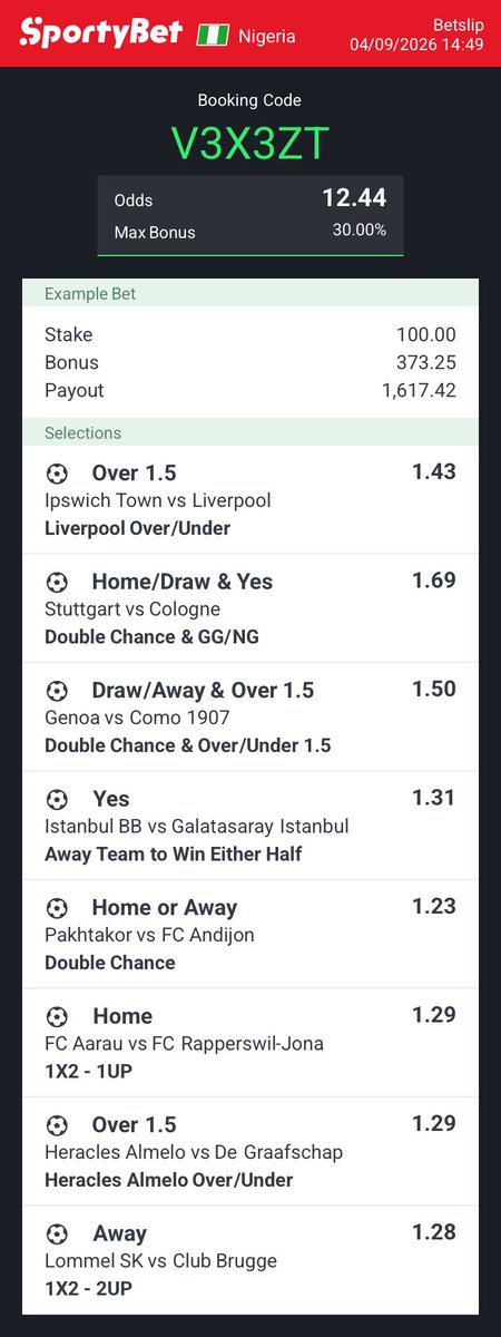 KENTTIPSv4a's tweet photo. My people will still don boom again tonight Dm let win bigger together will always deliver the best 🏆😮‍💨🥳 https://t.co/NobG9lFCCX