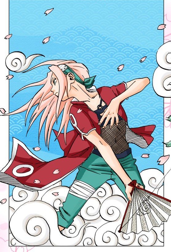 Sakashi4life's tweet photo. Sakura looking beautiful in every chapter cover she's in https://t.co/iaVdKqMxlJ