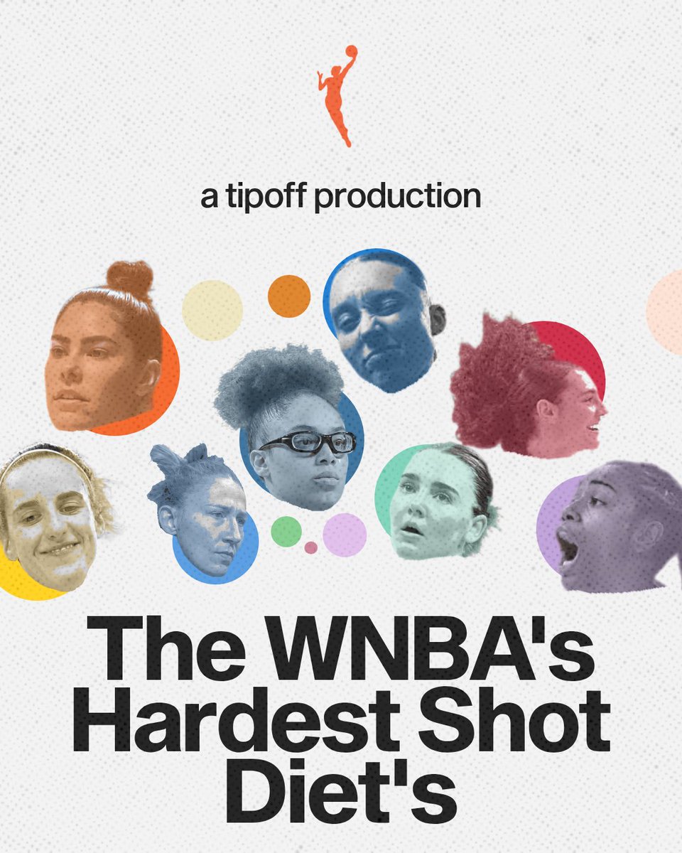 tipoffball's tweet photo. The WNBA's Hardest Shot Diet's ⛑️🏀

(Data from @databallr ) https://t.co/V1v3JTLpLr