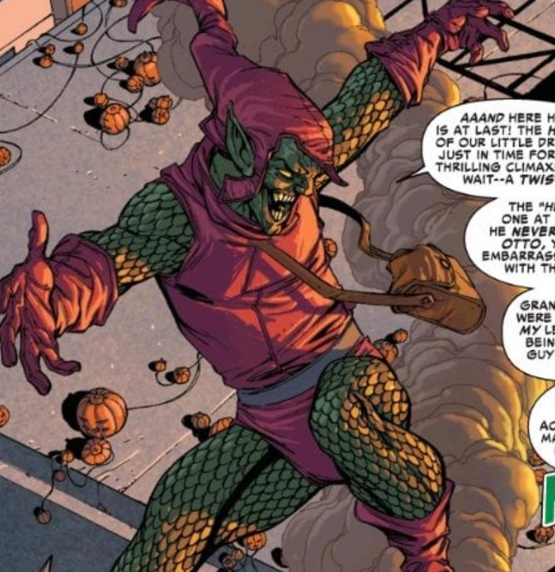jihef03's tweet photo. One cool thing artists have done in the modern era with Green Goblin is make his green bodysuit like some kind of chainmail. This is a nice and sublte modernization of the classic suit. https://t.co/IphFBBP3s8
