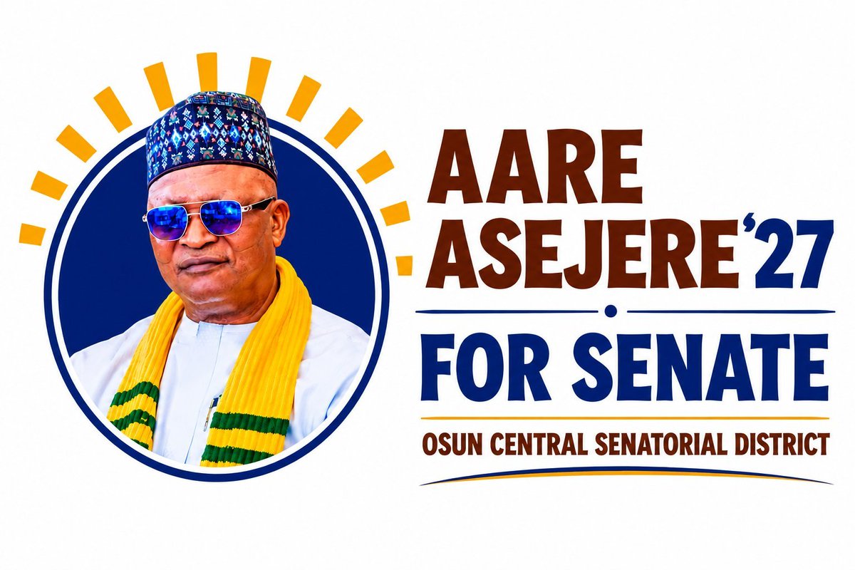 OlaoyeTeniola's tweet photo. The future of Osun Central must be built on listening, inclusion and effective representation.
#Asejere2027 #OsunCentralFirst https://t.co/VhPjwVuRgU