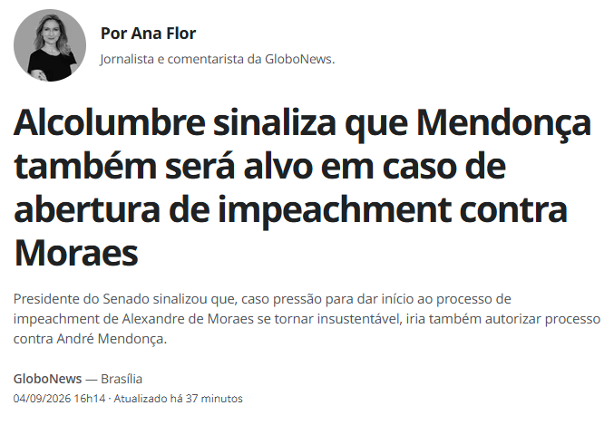 leandroruschel's tweet photo. Aí está a estratégia que Moraes trabalhou por mais de três horas em reunião com Alcolumbre, antes de apresentar aquela  decisão esdrúxula e autoritária que alvejou Mendonça: utilizar a peça apócrifa para ameaçar impeachment de Mendonça, e assim se projeteger no Senado. https://t.co/BApU5qagvv