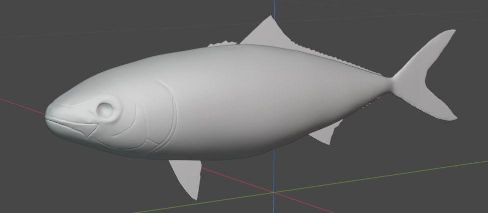pochiq99's tweet photo. 魚をたくさん作りたい_No4

ブリ

スカルプト中

#Blender #3DCG #釣り #魚 #鰤 #ブリ #VRChat https://t.co/jgBPrthJVS