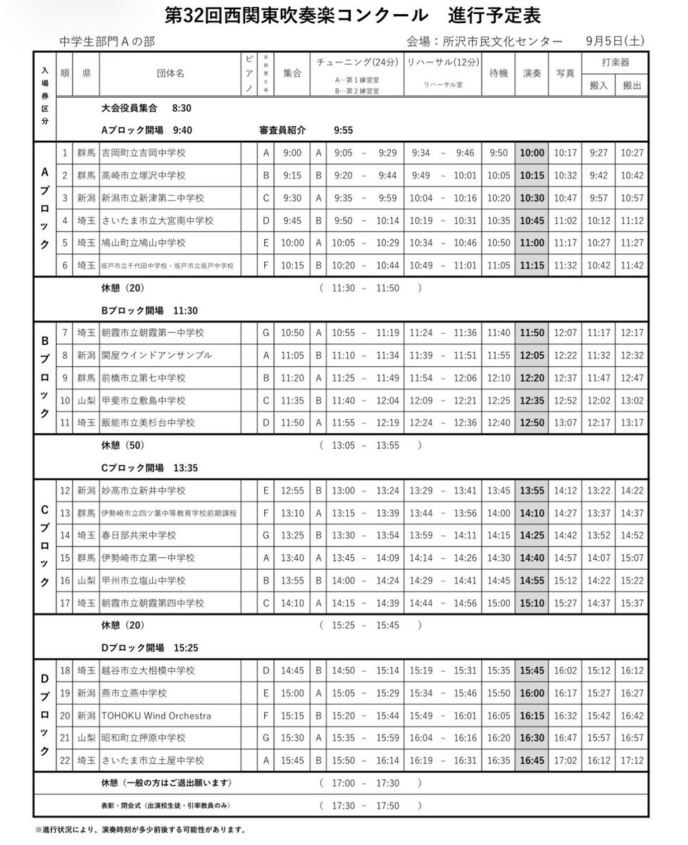 rn_ykas's tweet photo. 今日は西関東中A！
配信でおっかけます
出演校の皆様が
より良い演奏ができますように✨️ https://t.co/Y0kBgqe83L