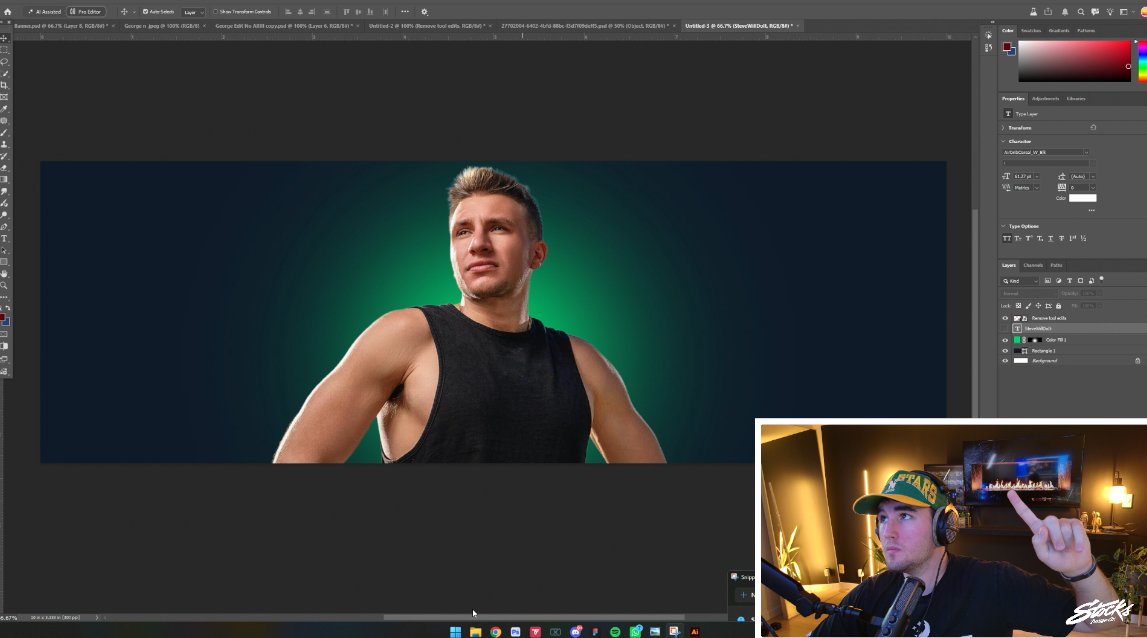 StocksGFX's tweet photo. I am going to cook something up insane for @stevewilldoit @gamdom 

If he or @gamdom  sees this or pops in I will pay it forward to 5 more of you guys! CODE STEVE 🤝

https://t.co/pqY1Dl66yS https://t.co/HAJnrwOrp9