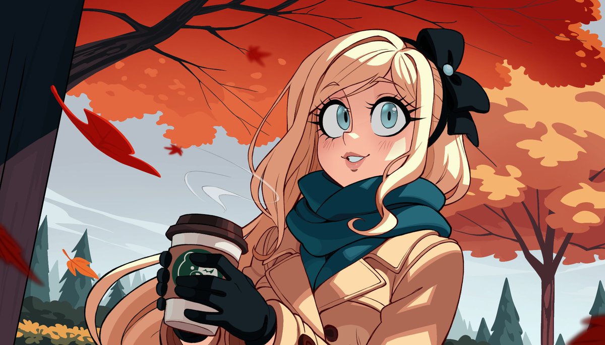 parta_228's tweet photo. Autumn walk🍂☕
#sonianevermind #danganronpa #waifu https://t.co/rEXHijO7iB