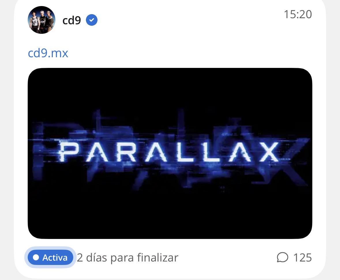 arilizmoon's tweet photo. o sea, que se agarren amigas, zaz!!! estaremos con esta dinámica dos días #CD9parallax #Parallax 🙂 https://t.co/Am2ewwpj3E