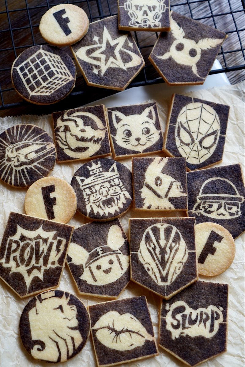 JYOBIKI's tweet photo. Happy birthday to me🥳🎈
お気に入りのバナーアイコンのステンシルクッキーでお祝いしちゃう😋🍪
#fortnite https://t.co/fZi88Wt4LU
