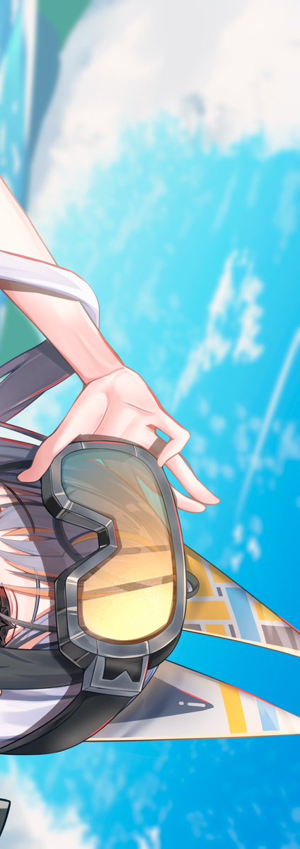 Ragdoll6231_vt's tweet photo. In 海灘游水中 🏖️🐬

最近很流行的分格，成功？ 
#hkvtuber https://t.co/0mysbZTMGU