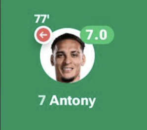 TrollFootball's tweet photo. 7 number, 7 rating, 77 minutes 🐐 https://t.co/guIeOZEg14