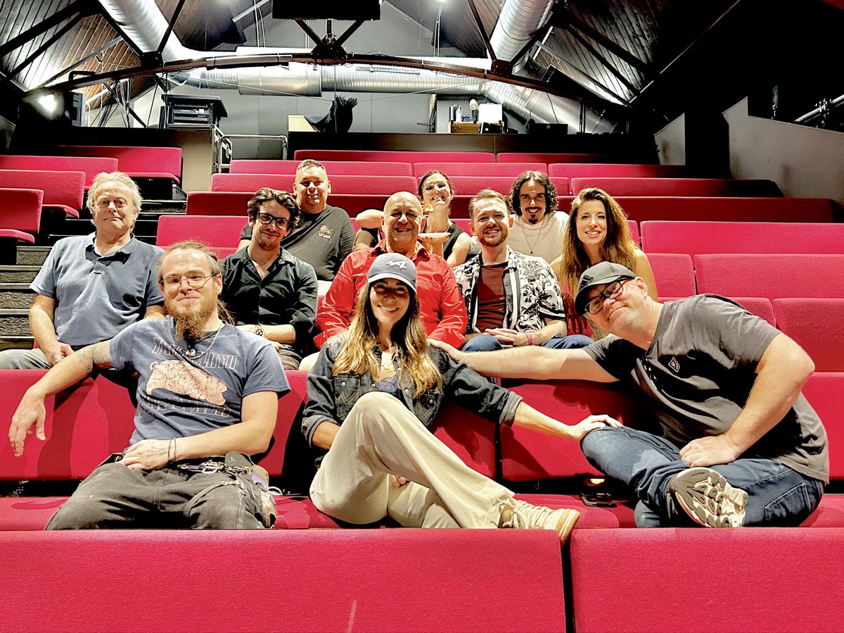ElioPace's tweet photo. THAT'S IT! 🥳 Rehearsals DONE! 💪🏼

And these beautifully-talented people are going to help me bring, for the first time in 17 years, ￼my brand new album to life, on stages around England, starting next week! 

Remaining tix AND album pre-order from https://t.co/BmT2MINt7p https://t.co/IUVAeSFpYa