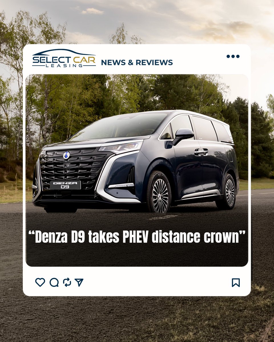 SallyWinzesns's tweet photo. Meet the UK’s new plug-in hybrid champion: the lounge-like Denza D9. Read more via the link in bio. https://t.co/HYlg3g0cHk