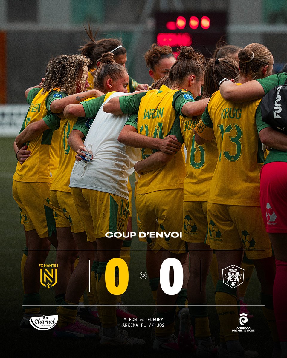 FCN_Feminines's tweet photo. 𝗖´𝗲𝘀𝘁 𝗽𝗮𝗿𝘁𝗶 ! ▶️
Le coup d'envoi est lancé au stade Marcel Saupin
#FCNFCF https://t.co/pfBs644WMp