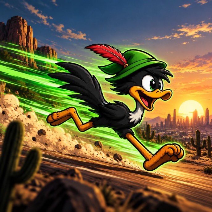 Nexiiweb's tweet photo. I like how @RobinRunnerRH keeps things simple.

You see the character and instantly understand the energy:

Fast. Unpredictable. Always moving. 🐦💨

But the real potential goes beyond the character itself.

The “flock” gives the community something to rally around, while the Robin Runner story can continue growing through new characters, memes, content and different experiences.

What also makes this interesting is that the project is still at a stage where there’s a lot of room to build. The identity is already there, but the bigger story is still being written.

The website is on the way, more ideas are being developed, and there’s plenty of road ahead for the project and everyone choosing to run with it.

I always find these early stages interesting because you get to watch the foundation being built in real time.

No telling where the road leads yet.

But one thing is clear…

Robin Runner isn’t slowing down. 🐦💨

BEEP BEEP. 🏃‍♂️🐦