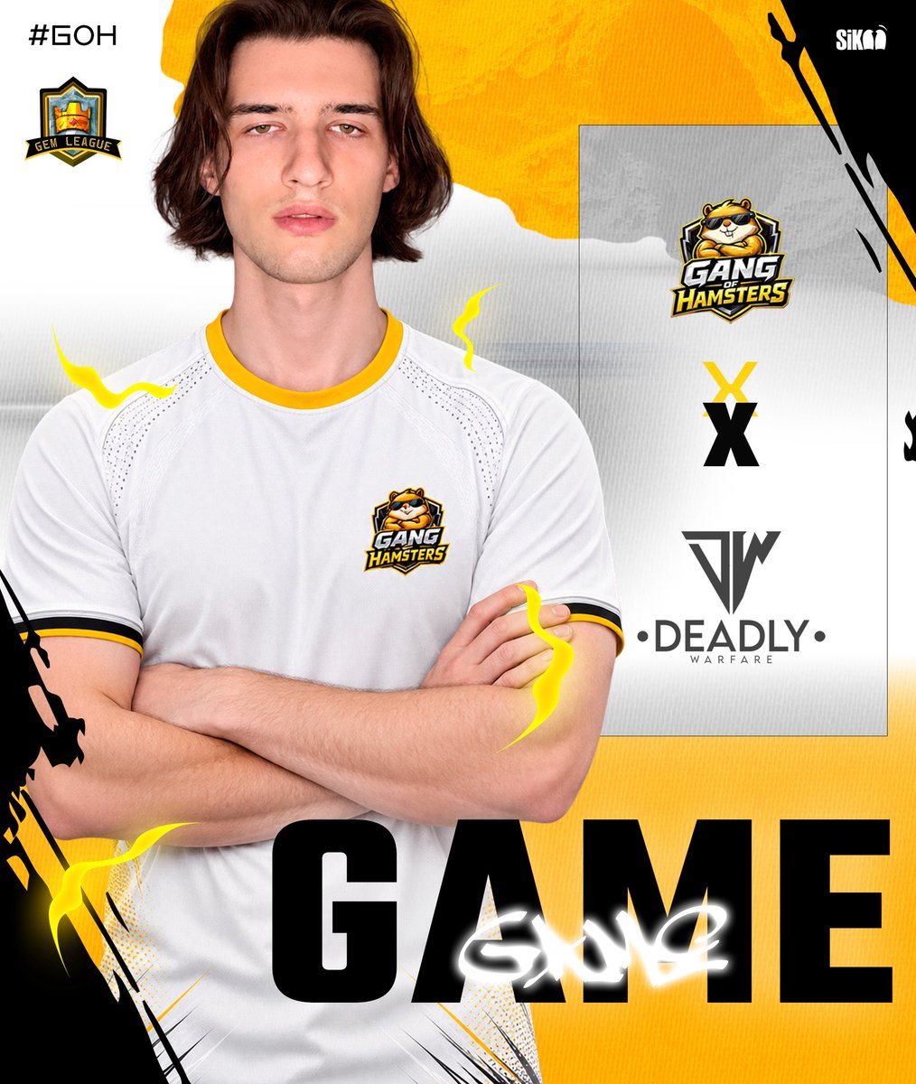 GangofHamsters's tweet photo. ⚔️MATCH DAY
🎯QUALIFIERS (Round 4)

@GangofHamsters 🆚 @Deadly_Warfare 

🏆@GemLeague 
🗓️13.09.2026 
⏰21:00 CEST

🫣 Top 1 vs Top 2. Who will win, and will the leaderboard change after today’s game?
🤝We will show a beautiful and fair game. https://t.co/HqtlIGrdcc