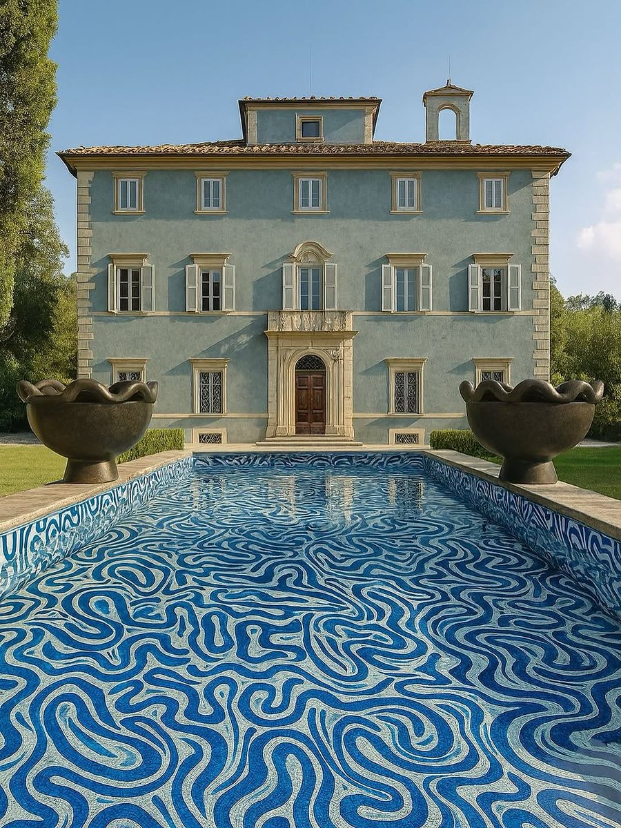 nicolefulleri's tweet photo. Mesmerized by the “Piscinas Olaistas” series (2015-2025) by @. These stunning pools capture the fluid beauty of water, blending movement and serenity in a way that inspires awe. A true masterpiece of design! https://t.co/w5T1OfEjKC