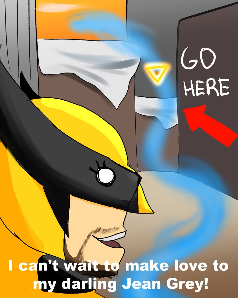Dunderheadcomic's tweet photo. Wolverine https://t.co/JppUs5cSTn
