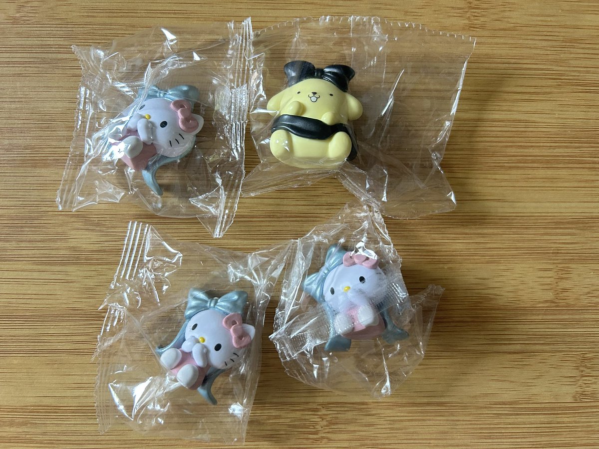il_gy15's tweet photo. サンリオ バレエリボンフィギュア ガチャ 交換 買取

譲▶︎ハローキティ、ポムポムプリン、ウサハナ

求▶︎定価+送料

郵送のみ
お気軽にお声掛けください🙇‍♀️ https://t.co/yspiDB5xcQ