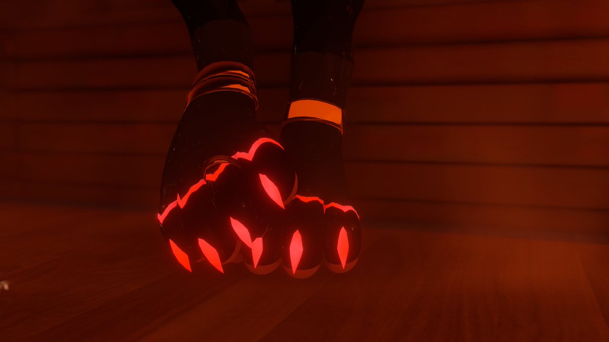 NeroAtMidnight's tweet photo. Noticed you staring, how about you come here and show my paw some worship?~ After the only thing you little bugs can be used for anyway~

#Druffle #Sizedifference #VRChat #Paws #Steppies #Macro https://t.co/LUDncnon5k