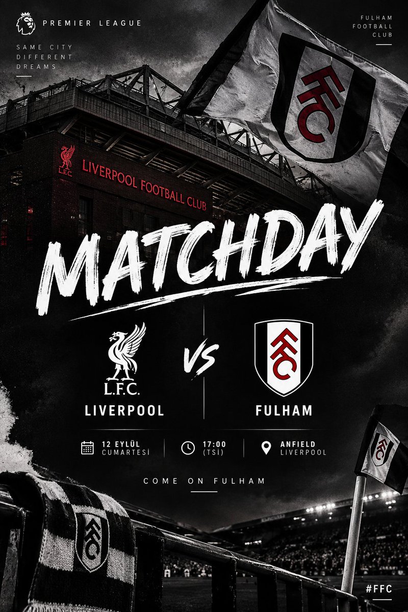 FulhamTR34's tweet photo. MAÇ GÜNÜ #FFC

🏟️ Anfield
🏆 Premier Lig | 4. Hafta
🆚 Liverpool FC
📺 Bein SPORTS 5
⏰ TSİ 17:00 https://t.co/qWdKkSjn8j