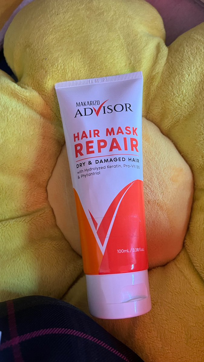 lillyappingmulu's tweet photo. wts hairmask makarizo advisor 100ml NEW 30k, dijual karena salah beliii, negoin ajee https://t.co/SgR6zWN4jk