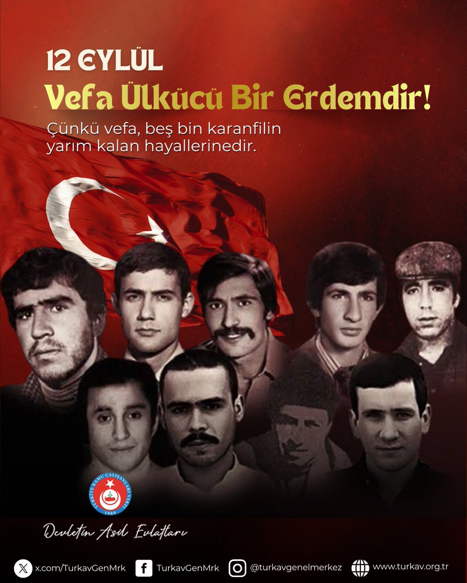 TurkavGenMrk's tweet photo. Vefa Ülkücü Bir Erdemdir!
Çünkü vefa, beş bin karanfilin yarım kalan hayallerinedir. https://t.co/jpWcXWSijB
