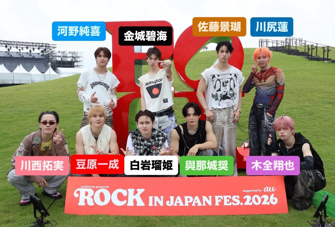 JO1andME11's tweet photo. #ロッキン で #JO1 に興味を持ってくださった方へ

熱いパフォーマンス、全力体育会、ファン想い仲良しの9人グループです！

本日最後に披露したIGNITEは、東京リベンジャーズのオープニング主題歌にも起用されています🌟
少しでも興味を持っていただけたら嬉しいです❤️‍🔥

#RIJF2026 https://t.co/I9O7rrhGN4