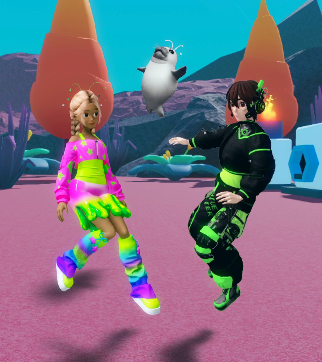 roblox_jp's tweet photo. 宇宙でおしゃれを楽しむなら、
みんなはどんなコーデにする？🚀🪐
#宇宙の日 #ロブロックス https://t.co/EFUvriCK0k