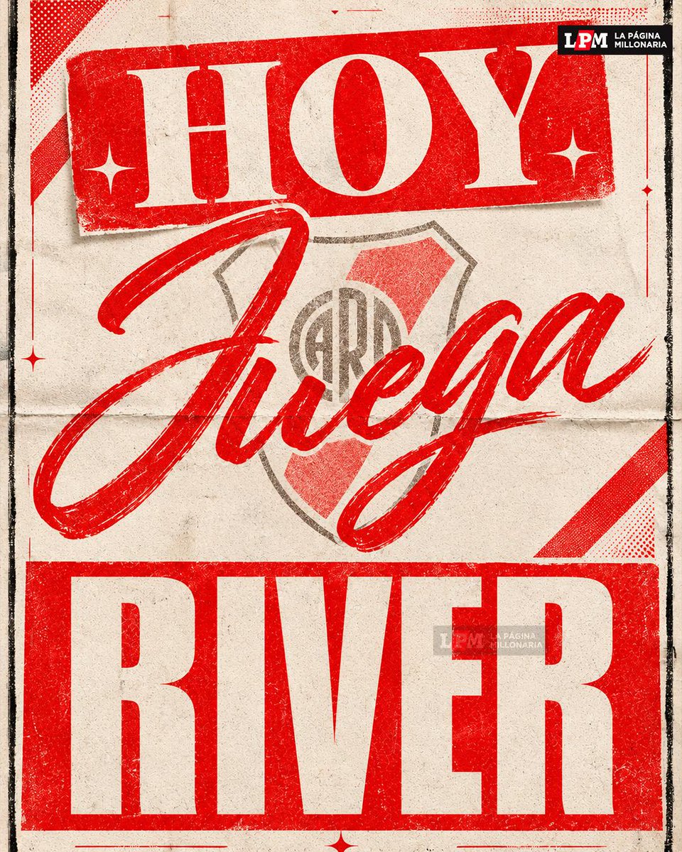 RiverLPM's tweet photo. HOY JUEGA RIVER 🚨

🆚 Atlético Tucumán
🏟️ Estadio José Fierro
⏱️ 17:30 https://t.co/ZEyinf1r9Q