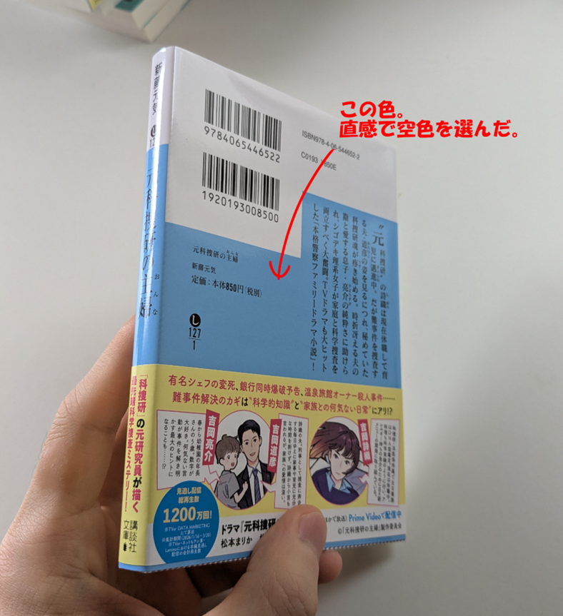 genki_shindo's tweet photo. ちなみに講談社さんの文庫のカバーの色って作家が選べるって知ってた（僕は知らなかった）？
全部で10色（橙・山吹・若草・緑・藤・空
灰・朱・桃・茶）あって、今後刊行される講談社文庫はずっと同じ色が使われるらしい。
最初に決めた色がずっと使われるのかぁ、そう言われるとちょっと重要な選択な気がするなぁ...、と思いつつ実際は直感2秒でこの色に決めた。